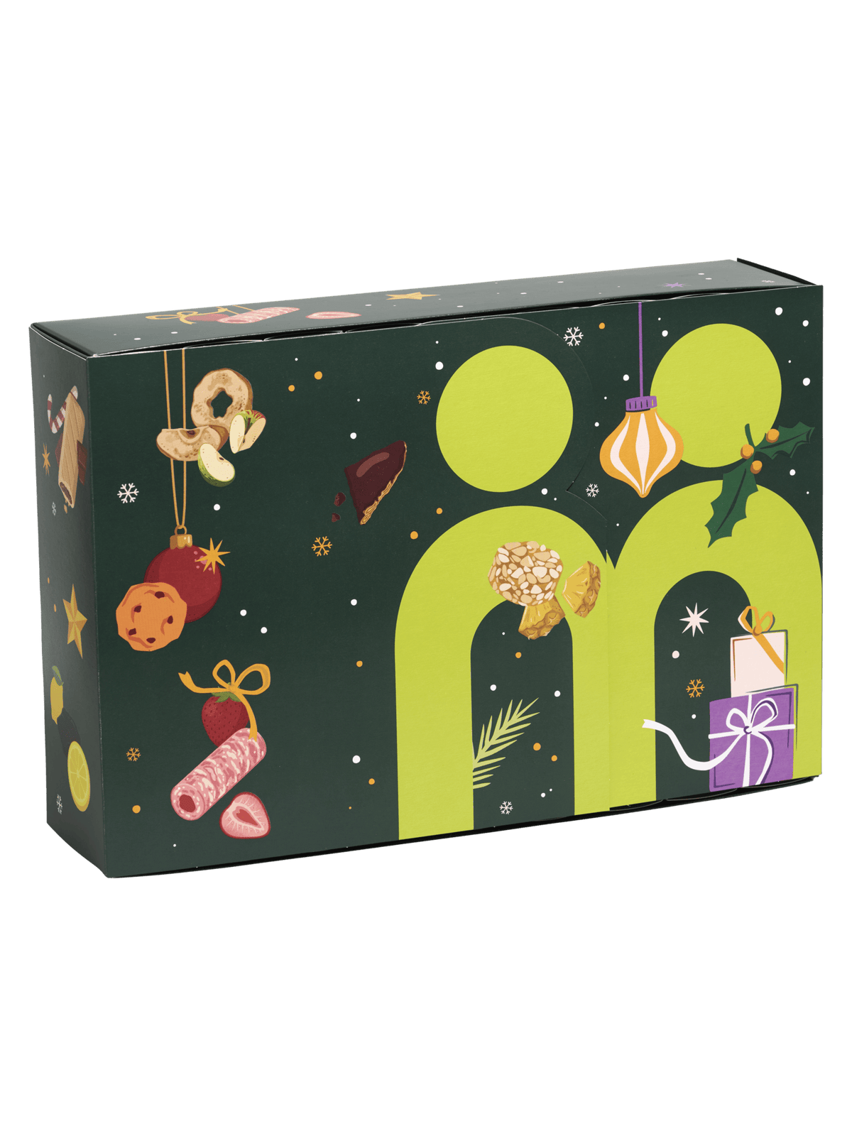 myBuddy Adventskalender 2026 BIO-VEGAN, Verpackung ohne Schuber, Vorderseite, freigestellt